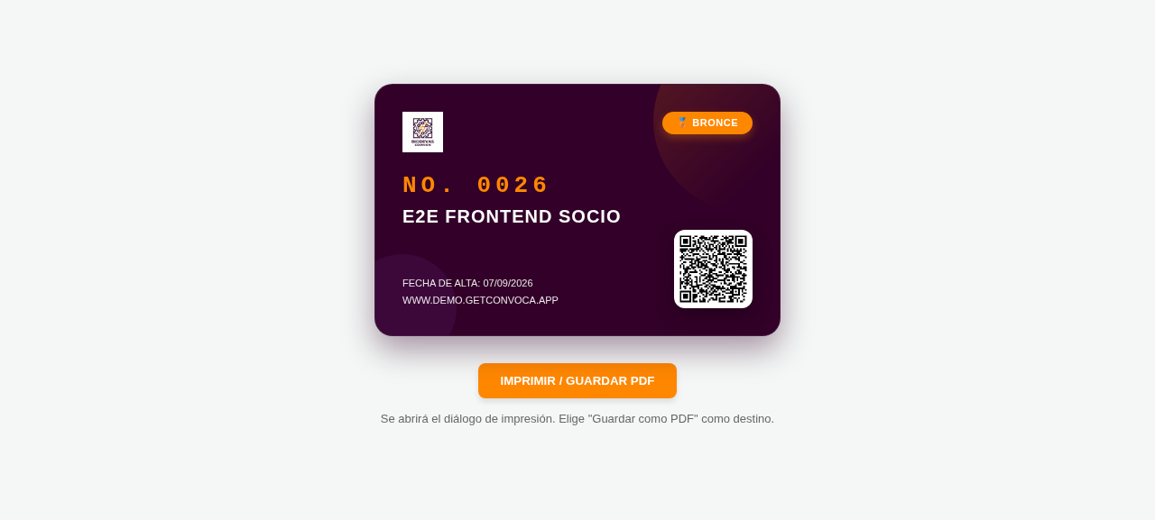 Carnet digital de socio